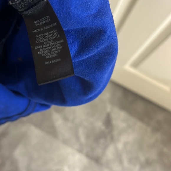 Blue and black print skirt - Picture 4 of 4